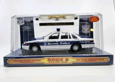Ford Crown Victoria  Code 3  Premier Chiefs Edition  Boston Police Car  1/24 - Image 1 of 4