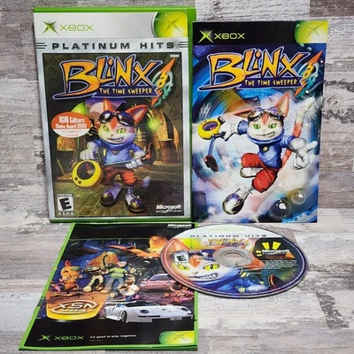 Blinx The Time Sweeper - Platinum Hits (Xbox, 2002) Includes Manual - Image 1 of 4