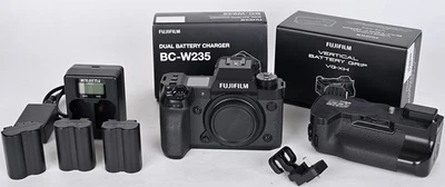 EX+++ Fuji Fujifilm X-H2 XH2 40MP APS-C Mirrorless Body with Grip and More 26K - Image 1 of 4