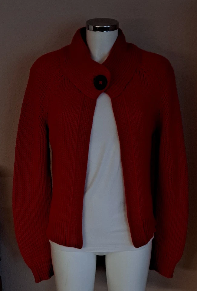 Iris von Arnim Strickjacke Cardigan Cashmere Kaschmir Rot Gr.M - Bild 1 von 4