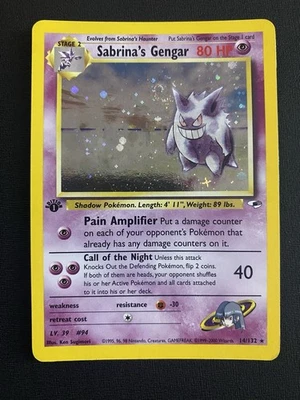 Sabrina's Gengar 014/132 Gym Heroes (1ª edición) *Remolino* Foto 1 de 4