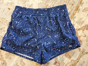 Gap fit dry girls lined running shorts w/pockets navy paint splatter Size M - Picture 1 of 7