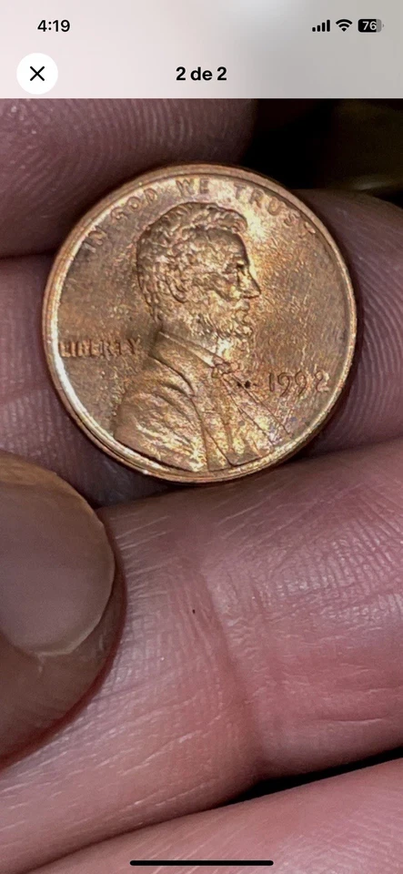 1992 Error Penny, Close AM, Broad Struck And DDR - Image 1 of 2