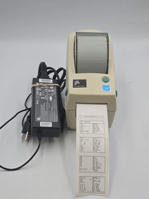 Zebra LP2824 Plus Compact Thermal Barcode Label Printer USB/Serial Power Supply - Image 1 of 4
