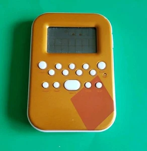 Radica LIGHTED SCREEN Solitaire Electronic Handheld Game Orange 2008 WORKS - Picture 1 of 4
