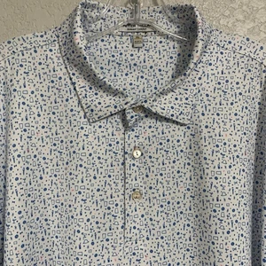 Peter Millar Golfshirt Polo Herren XL Sommer Comfort Performance All Over Print - Bild 1 von 15