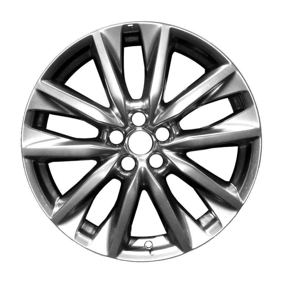 20x8.5 Painted Medium Smoked Hypersilver Wheel fits 2016-2023 Mazda CX-9 - Image 1 of 1