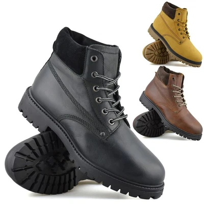 RED TAPE Herren Leder Wandern Wanderweg Arbeit Outdoor Stiefeletten Turnschuhe Schuhe Größe