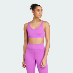 Reggiseno Adidas All Me Essentials supporto medio, stile # IY2427, taglia M A-B, viola - Foto 1 di 11