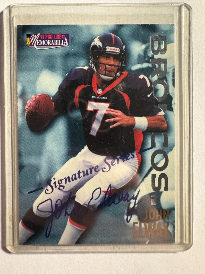 K260,169 -  1997 Pro Line Memorabilia #13 John Elway Auto - Image 1 of 1