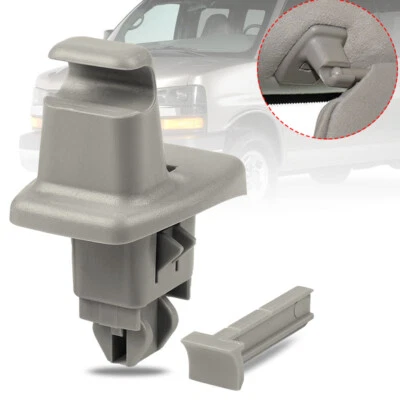 1X Sun Visor Retainer Clip Hook For Chevrolet Express 2500 3500 GMC Savana 2500 - Image 1 of 4