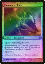 Hammer of Ruin FOIL Worldwake NM Artifact Uncommon MAGIC MTG CARD ABUGames