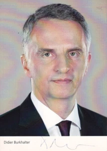 Política | Suiza | Didier BURKHALTER | 2010 (Portrait Color) Presidente federal - Imagen 1 de 2