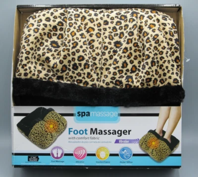 Spa Massage Vibration Foot Massager W/Comfort Fabric NEW - Image 1 of 4