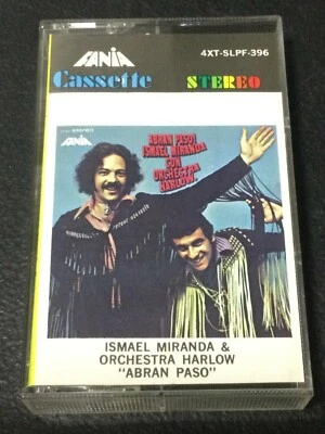 ISMAEL MIRANDA & ORCHESTRA HARLOW "ABRAN PASO" FANIA 4XT SLPF-396  CASSETTE - Image 1 of 4