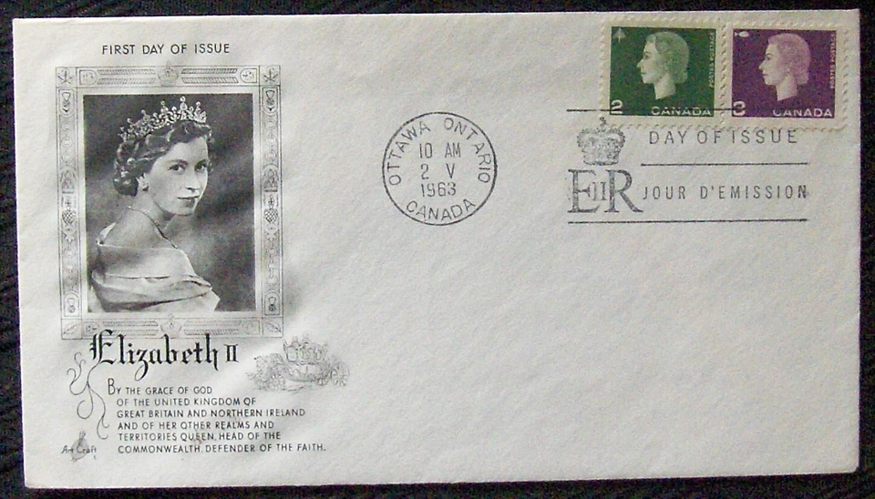 Canada  FDC ELIZABETH the Second, Ottawa 1963.. - Image 1 of 1