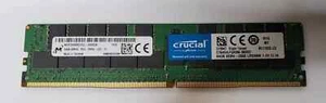Micron 64GB DDR4 2666MHz PC4-21300 ECC Registered Server RAM MTA72ASS8G72LZ-2G6 - Zdjęcie 1 z 1