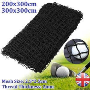 Golf Ball Barrier Net Golf Ball Hitting Net Knotless High Impact Sports Golf UK - Picture 1 of 14