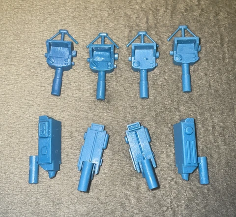 Vintage Kenner The Real Ghostbusters Set Of PKE Meter & Traps 8x 3D Printed Cover