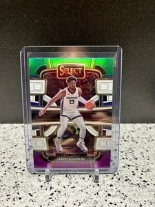 2023-24 Panini Select - Concourse verde blanco púrpura Prizm #30 Jaren Jackson Jr. - Imagen 1 de 2