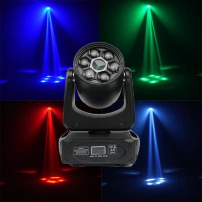 150W LED Stage Light  Laser Triple Prism Moving Head DJ Disco  RGBW Gobo Light - Image 1 of 4