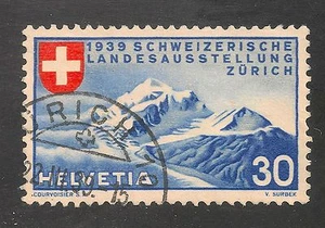 Switzerland #252 VF USED 1939 30c Alpine Scenery (German) - Picture 1 of 1