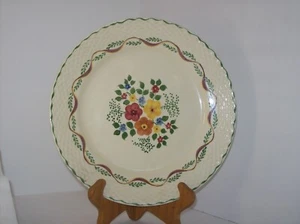 ADAMS TIT1AN WARE HAND PAINTED 10 INCH DINNER PLATE "BLOSSOM TIME" - Picture 1 of 6