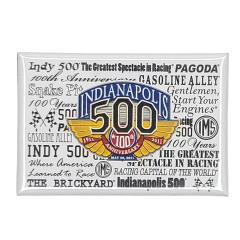 WinCraft Indianapolis Motor Speedway Greatest Spectacle Racing 100th Magnet Cover