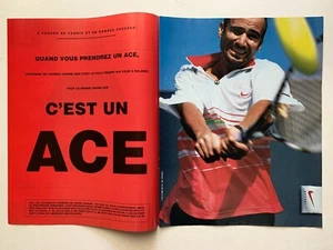 1997 ADVERTISEMENT - NIKE TENNIS POLO - ANDRE AGASSI - Picture 1 of 2