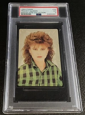 Tracey Ullman Rookie Card PSA 5 1984 Panini The Smash Hits Collection Pop 2 - Image 1 of 3