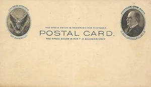 USA 1912 MNH POSTAL CARD CREASE IN UR CORNER, MCKINLEY - Picture 1 of 2