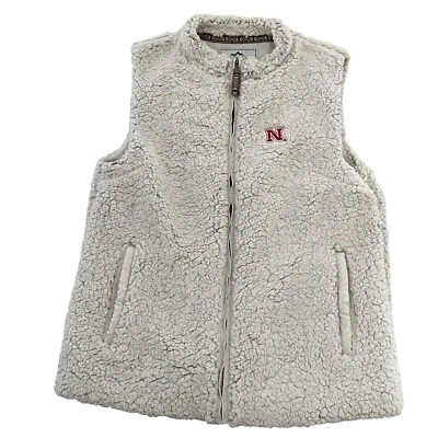 Nebraska Corn Huskers Summit Sportswear Kick Off Collection Vest L Grey RARE! - Image 1 of 4
