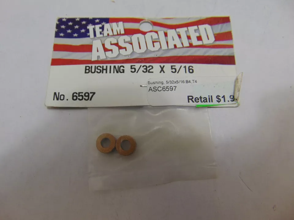  VINTAGE TEAM ASSOCIATED 6597 BUSHING 5/32" X 5/16" - Image 1 of 2