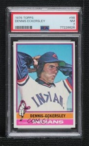 1976 Topps Dennis Eckersley #98 PSA 7 Rookie RC HOF