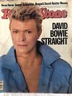 Couverture vintage Rolling Stone Magazine David Bowie (marquages au stylo sur la couverture)