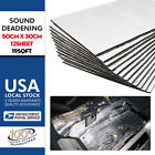 12PCS Car Heat & Sound Deadener Shield Insulation Thermal Blocker Proof Mat