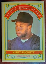 1989 J.J. Nissen Super Stars #8 Kirby Puckett Minnesota Twins