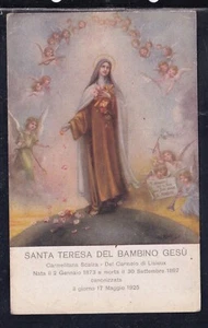 Cartolina Religiosa Santa Teresa del Bambino Gesù KB80 - Picture 1 of 1
