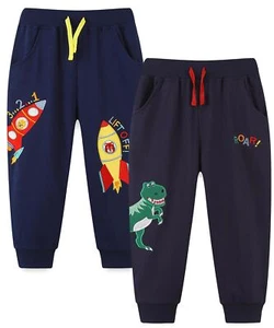 Kids Toddler Boys Pants Sweatpant Clothes Cotton Jogger Sweat Pant Clothing O... - Picture 1 of 6