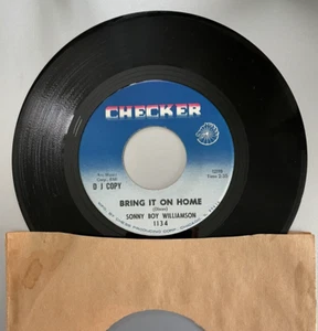 Sonny Boy Williamson, "Bring It On Home"/"Down Child", Elec. Blues, Checker, 7" - Picture 1 of 2