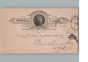 Lot 7 Government Reply Postal Card 1887 & 1888 Preferred Mutual Accident Assoc - Picture 1 of 14