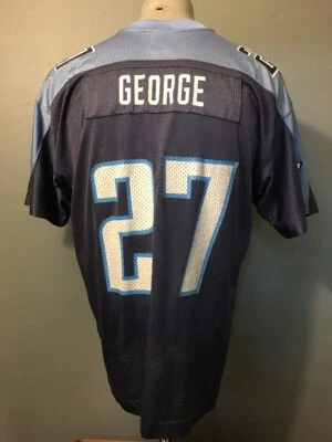 Camiseta de fútbol americano Nike Eddie George Tennessee Titans niños jóvenes niños XL Uni Shirt Foto 1 de 4