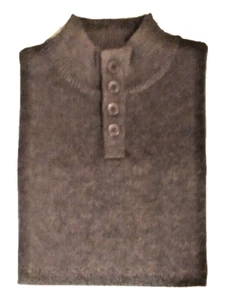Akademiks Men's Long Sleeve 4 Button Up Pullover Sweater Light Brown Size XL - Picture 1 of 5