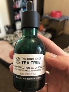 the body shop tea tree anti perfection daily solution serum 50ml