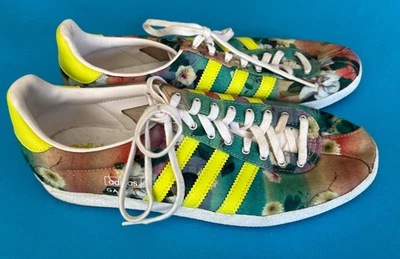 Para mujeres Raro Gazelle OG Adidas La Granja Floral 2014 Mejores Nuevas Entrenadores Talla 9 Foto 1 de 4