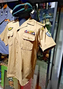 EINZIGARTIGE VINTAGE GRIECHISCHE MILITÄR OBERSTLEUTNANT UNIFORM SPEZIALKRÄFTE 50er - Bild 1 von 12