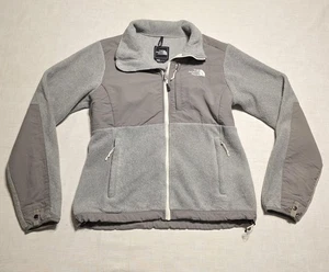 The North Face Fleece Jacket Womens Small Gray Polartec Full Zip Two Tone Warm - Picture 1 of 12