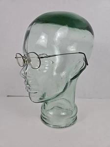 John Lennon Branded - Silberfarbene Runde Zinn Brille Brillengestell 42 mm - Bild 1 von 8