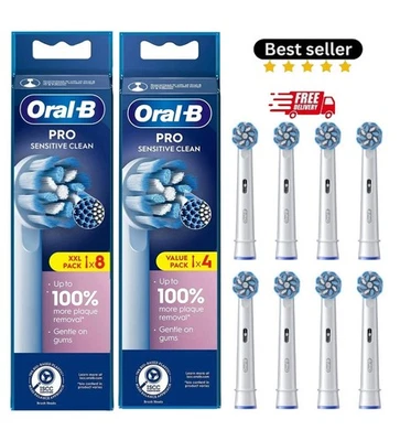 Oral-B Pro Sensitive Clean X-Filaments Toothbrush Replacement Heads White