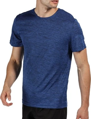 Regatta Antwerp Mens Training Top Blue Short Sleeve Gym Excerise Workout T-Shirt - Image 1 of 3